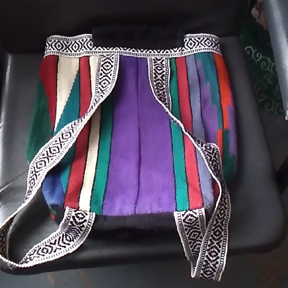 Multicolor Patterned Women's Bag - Picture 2 of 3